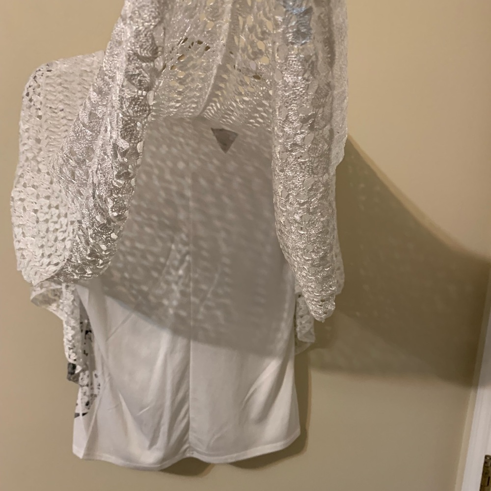 Poncho style top with attached cami by BRITTANY BLACK size Medium - Picture 16 of 16